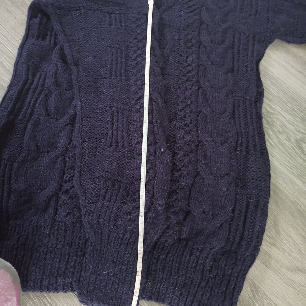 NWT Gamboa Alpaca Sweater for Men Hand Knitted Cabled Sweater - Picture 10 of 12